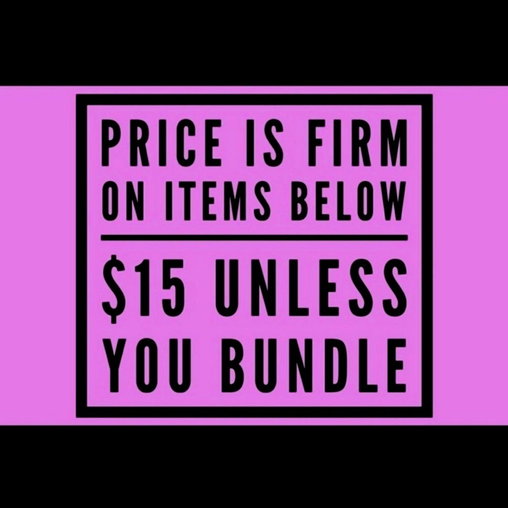 Price firm at $15 or less